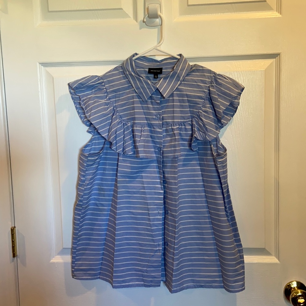 Who What Wear Striped Top
